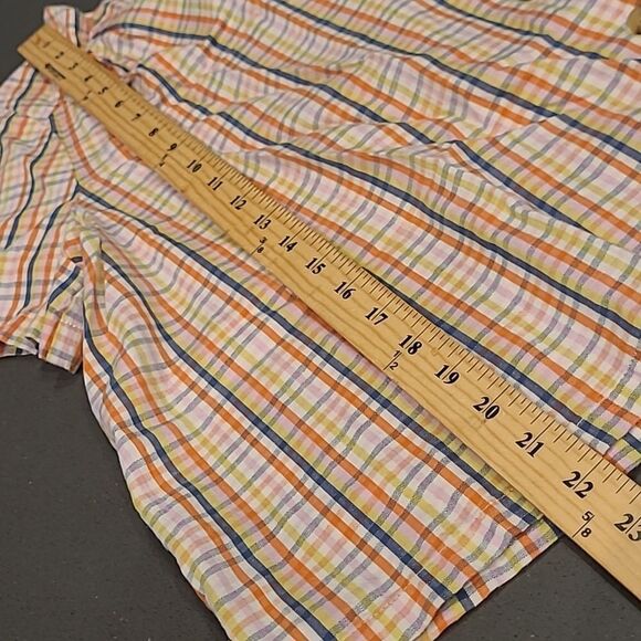 a.n.a a new apparel  sz 0X woman plaid shirt, button front - Picture 6 of 9